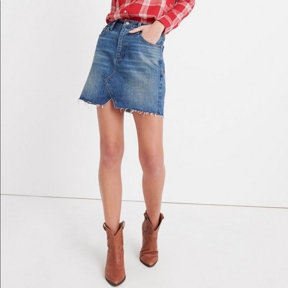 Lucky Brand Old Favorite Mini Jeans Skirt - Size 0/25 - Picture 1 of 11